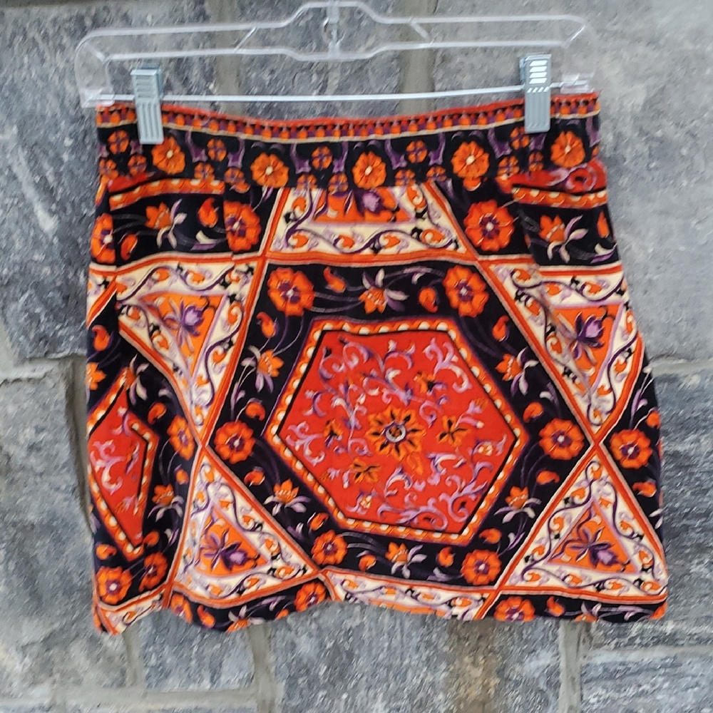 Mr Dino Vintage Floral Patterned Skirt Size 12